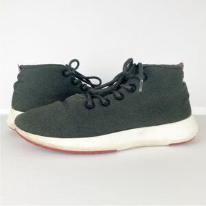 Allbirds Runner Up Wool Mizzles Gray High Top Shoes Sneakers